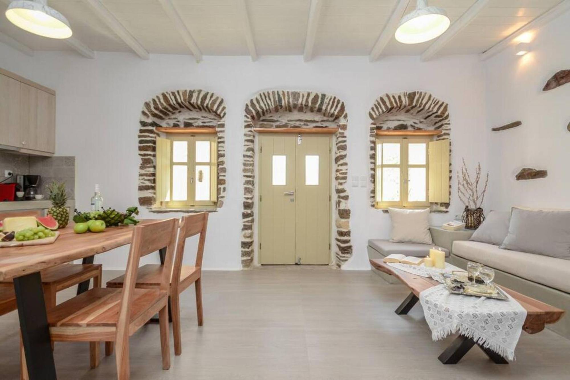Villa Anthemion Naxos With Outdoor Jacuzzi Ano Sangrion 외부 사진