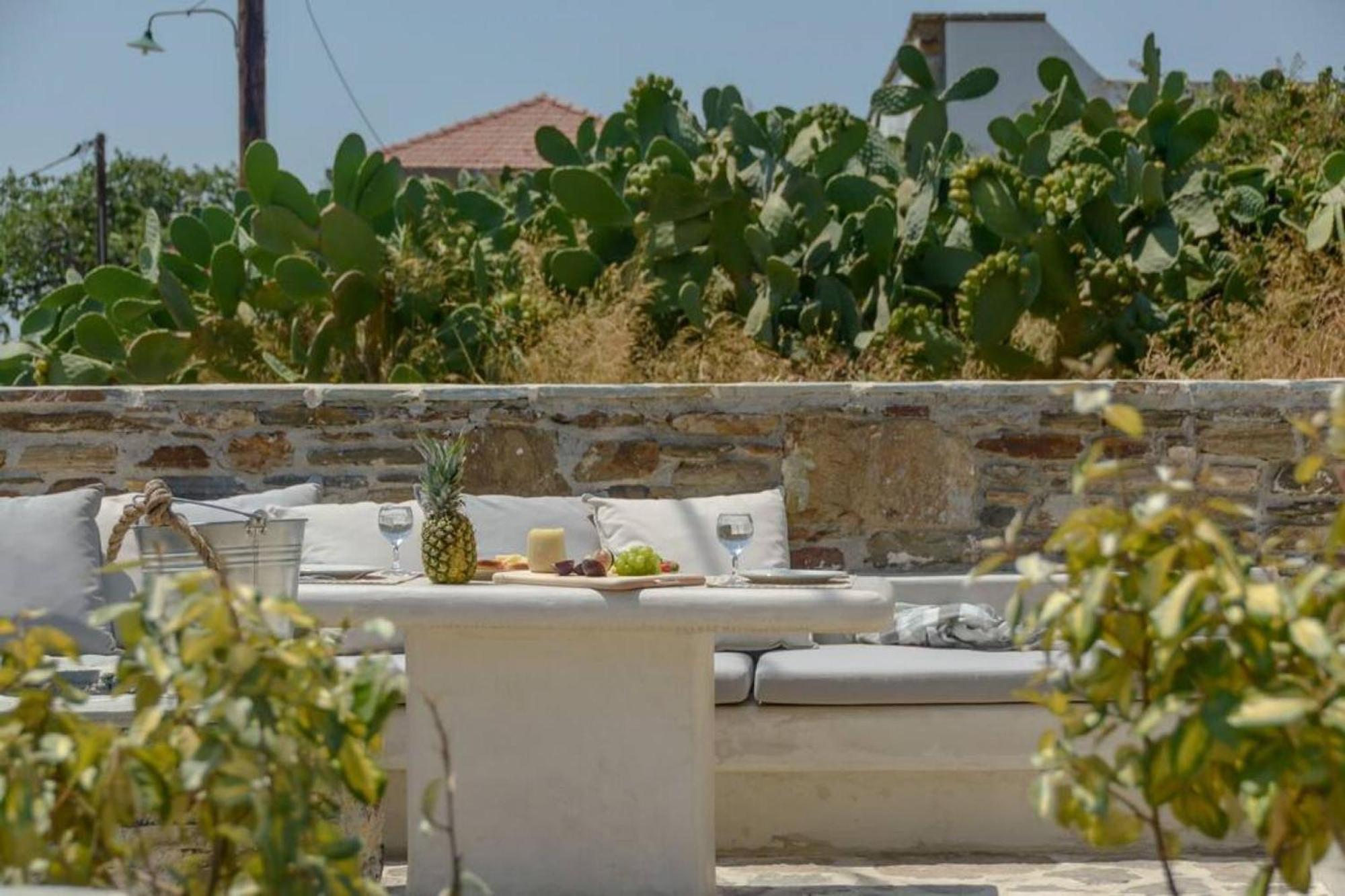 Villa Anthemion Naxos With Outdoor Jacuzzi Ano Sangrion 외부 사진